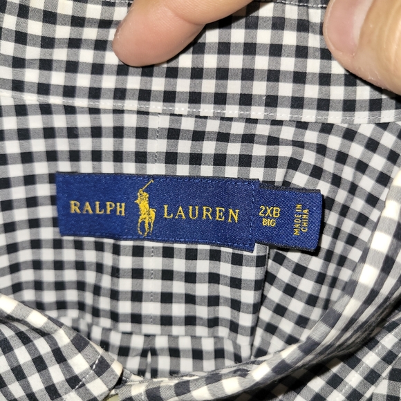 Ralph Lauren Button Down Dress Shirt 2XB (2XL) - Picture 4 of 10